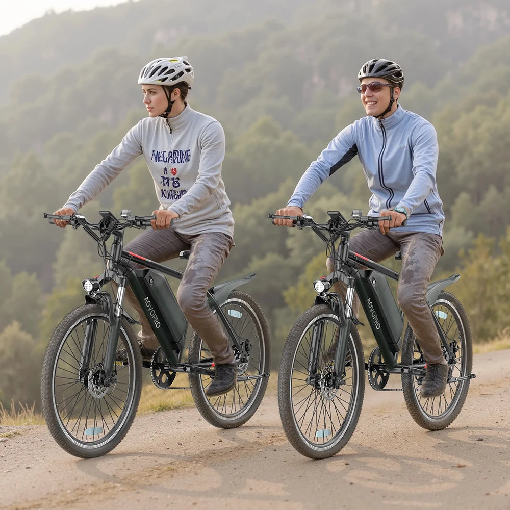 AOVOPRO BK520 Electric Bike 750W Motor 48V Long Range Battery