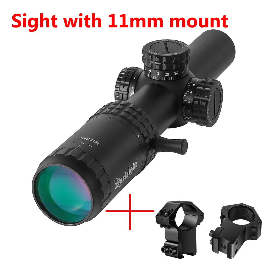 Bestsight 1-5X24 Tactical Scope With Illuminated Reticle