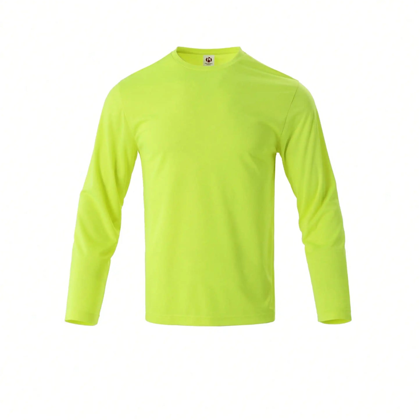 Men Performance Long Sleeve Moisture Wicking Athletic Tee