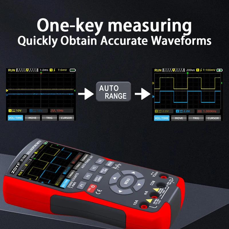 ZOYI ZT-703S Dual Channel Oscilloscope Multimeter Signal Generator