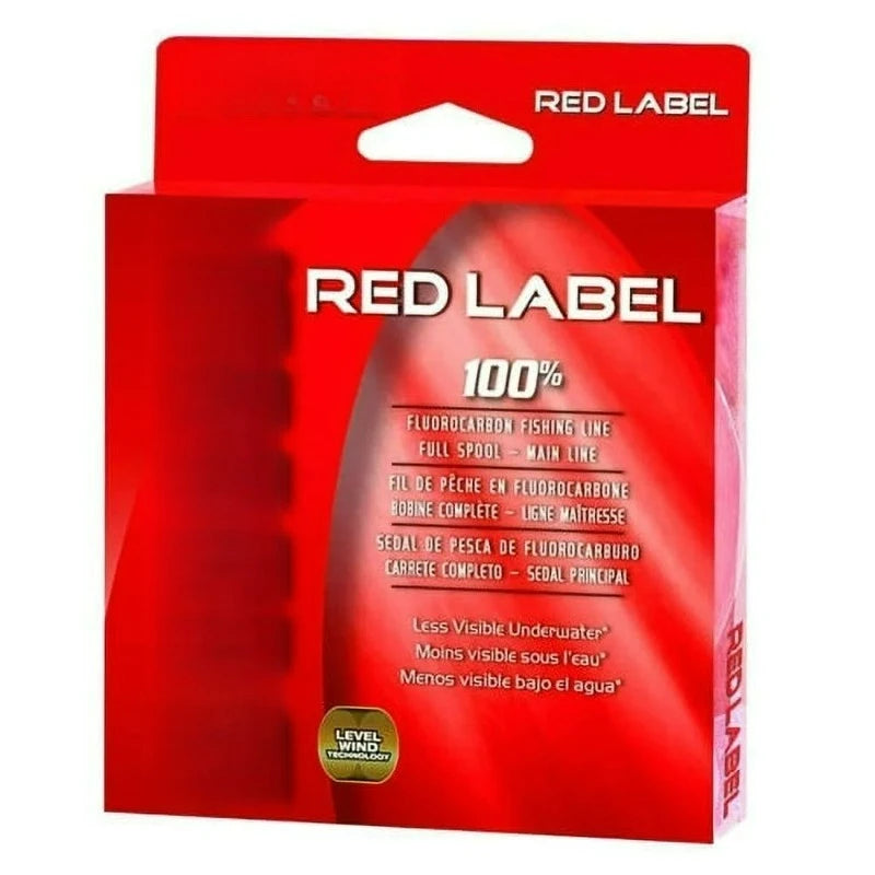 Red Label 100 Percent Fluorocarbon Fishing Line For Saltwater