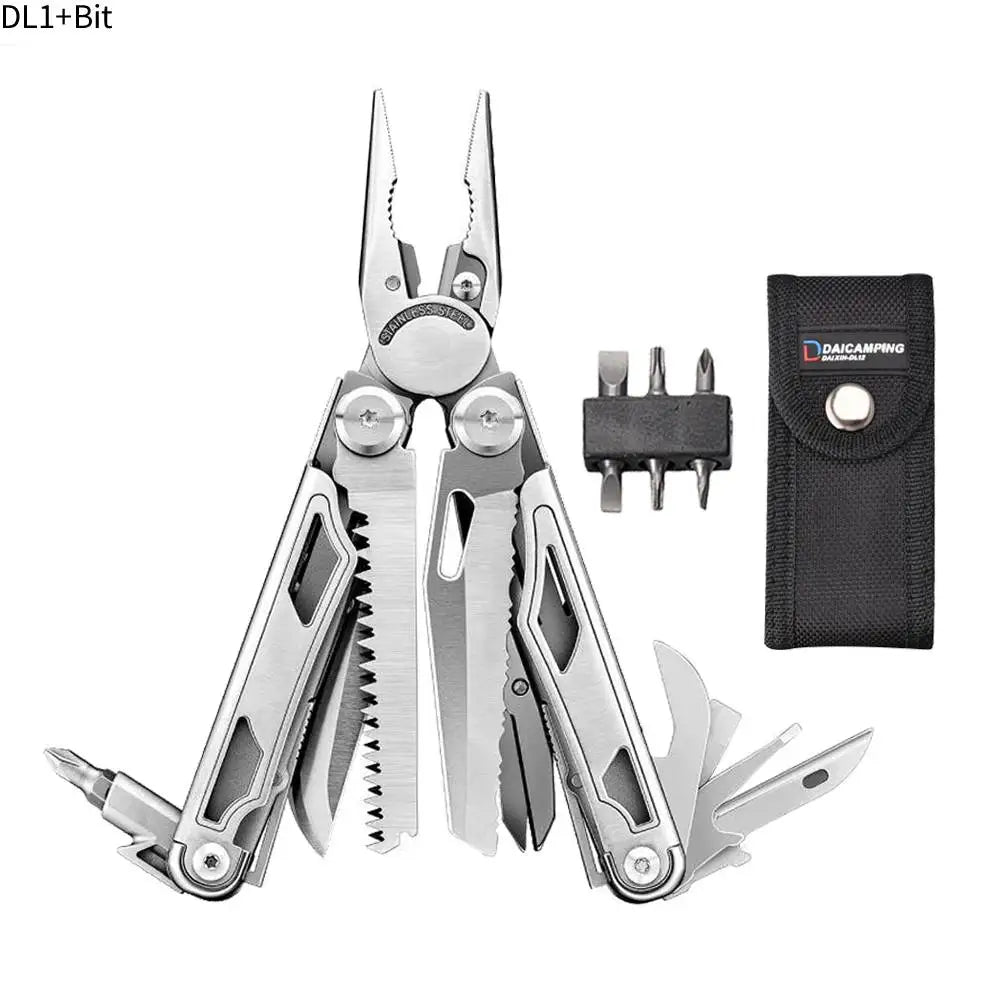 Daicamping Multifunctional Folding Pliers Stainless Steel EDC Multi Tool