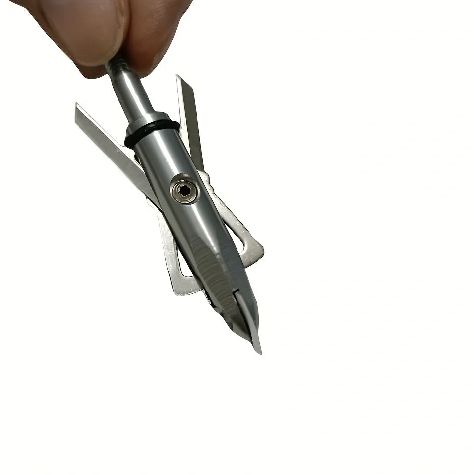 Stainless Steel Hunting Broadheads For Crossbows And Archery Bows