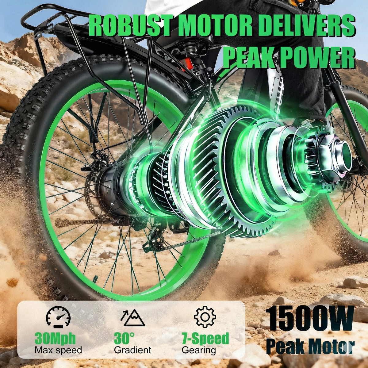 EOEOTWO Fat Tire Electric Bike For Adults 48V 20Ah 1000W Motor