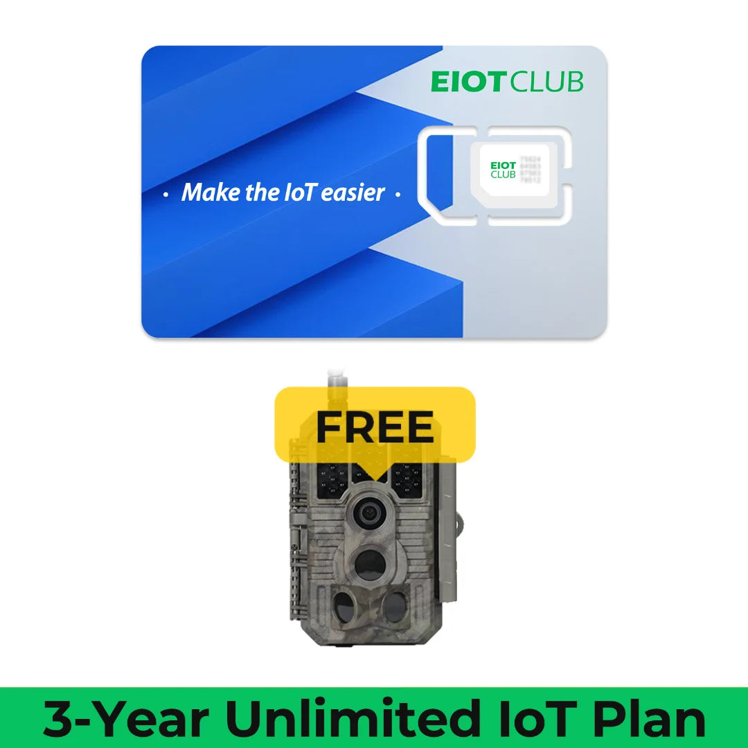 Cellular Trail Camera With Unlimited Data Plan 4G LTE IP66 Waterproof