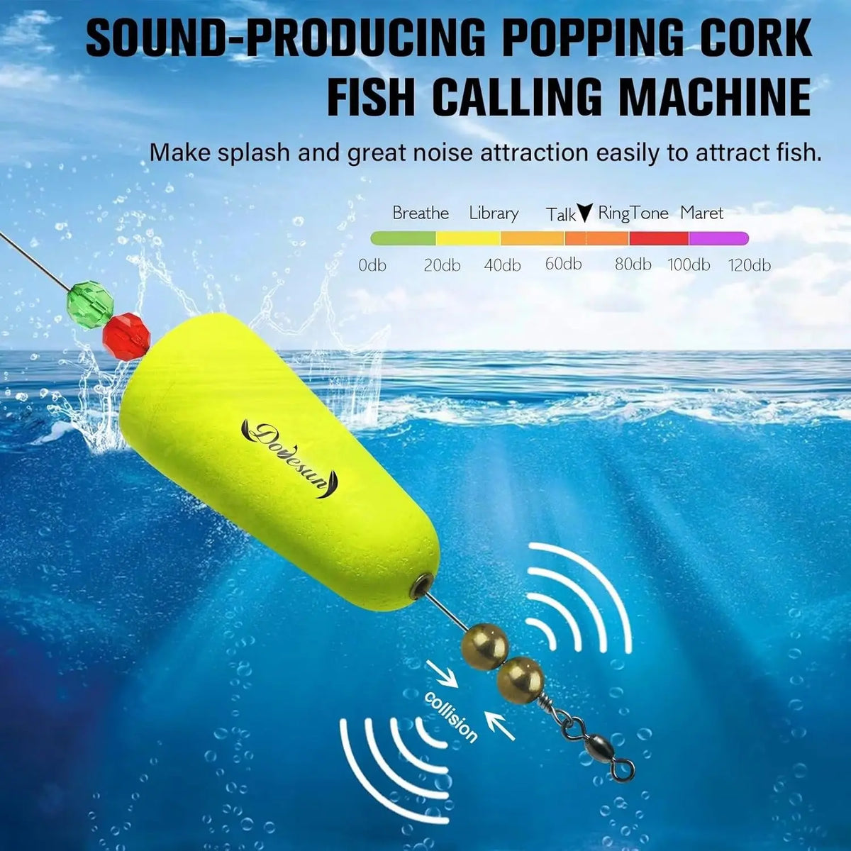Three Shapes Popping Cork Fishing Floats Set for Saltwater Freshwater