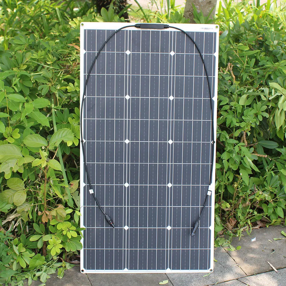 DGSunlight Flexible 100W 12V Monocrystalline Solar Panel