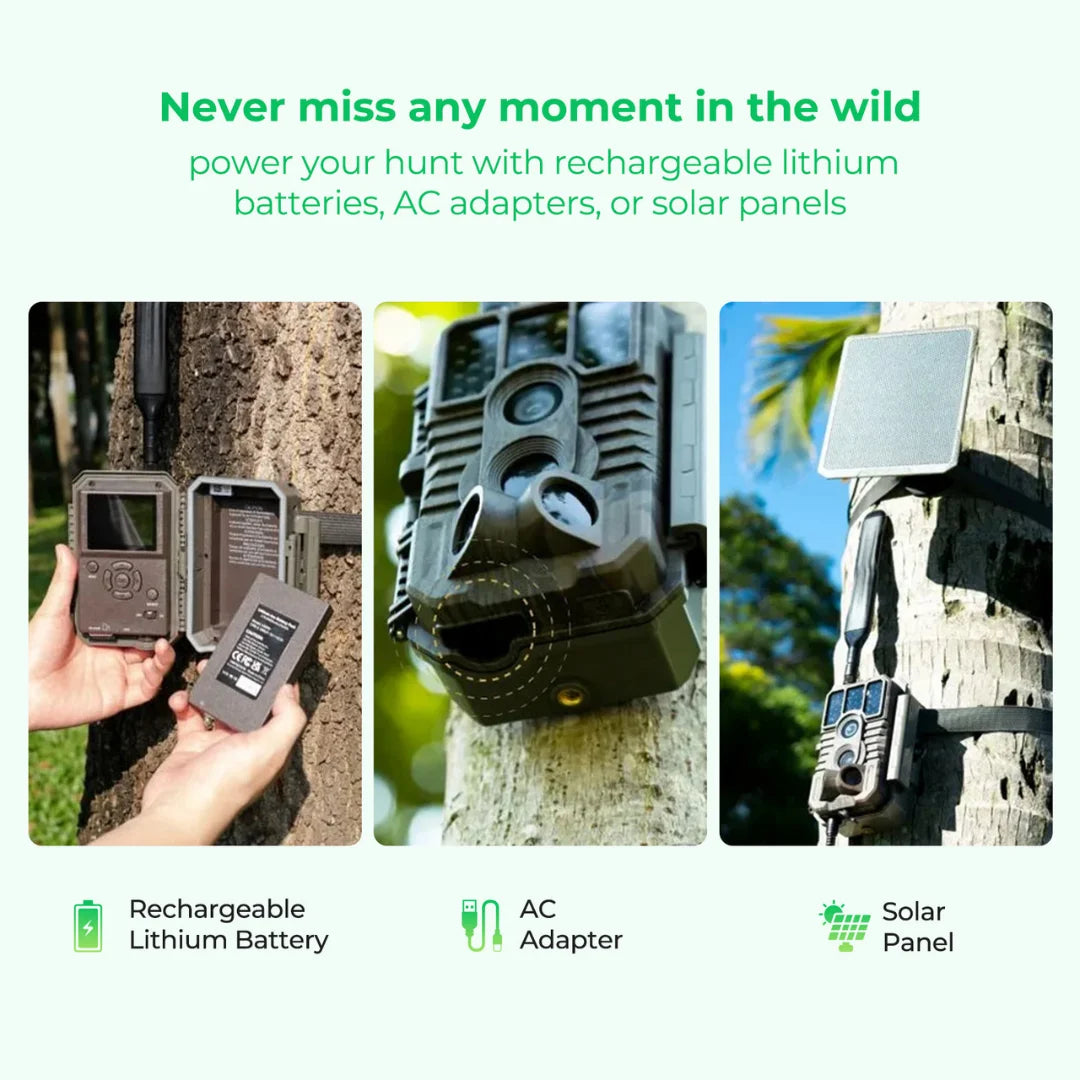 Cellular Trail Camera With Unlimited Data Plan 4G LTE IP66 Waterproof