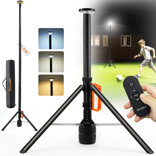 Rechargeable 360 Degree LED Work Light With Remote Telescopic 3CCT