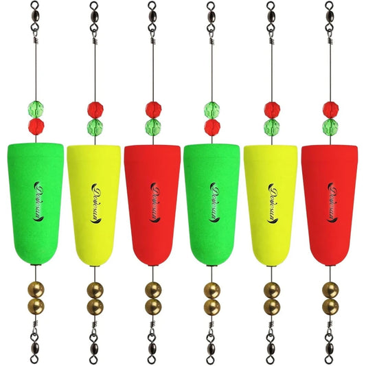 Three Shapes Popping Cork Fishing Floats Set for Saltwater Freshwater