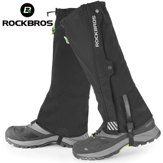 Rockbros Waterproof Outdoor Leg Gaiters For Hiking And Skiing