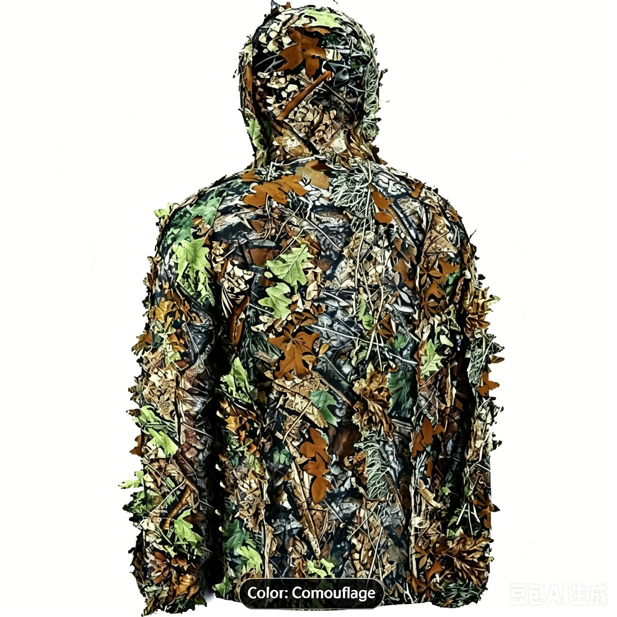 Men's Ghillie Suit 3D Lightweight Camouflage Hooded Hunting Clothes
