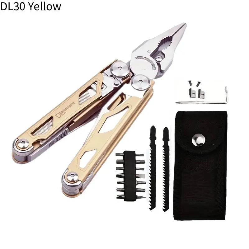 Daicamping Multifunctional Folding Pliers Stainless Steel EDC Multi Tool