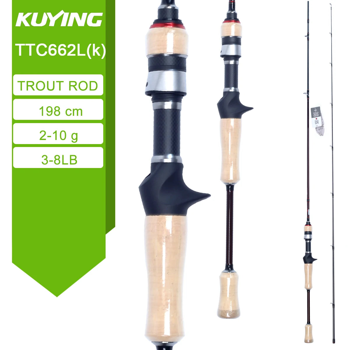 KUYING TETON Spinning Casting Rod Carbon Fuji Parts