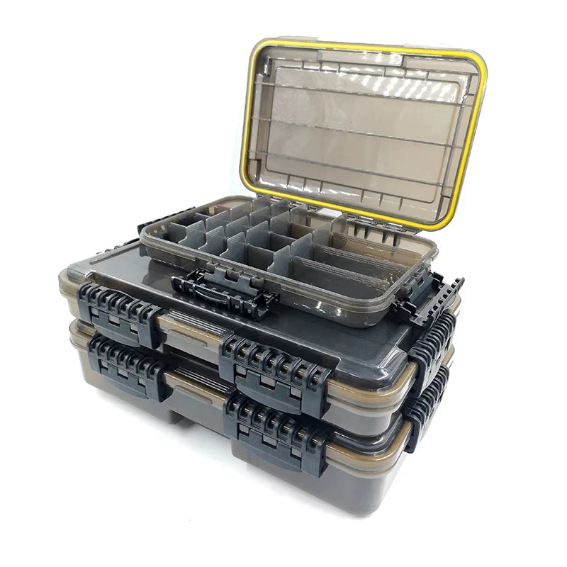 Large Capacity Waterproof Fishing Tackle Box For Hooks Lures