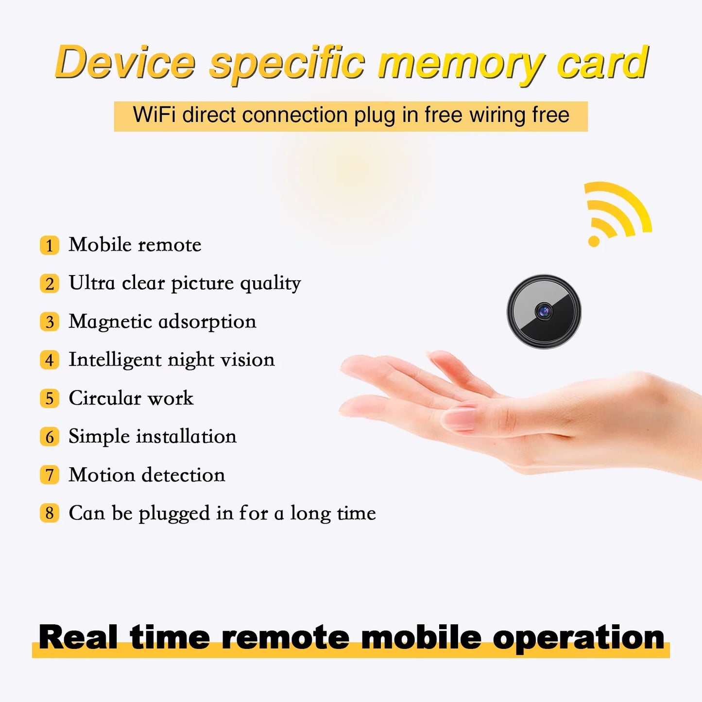 SV06 Mini 1080p Indoor Camera Night Vision Motion Detection