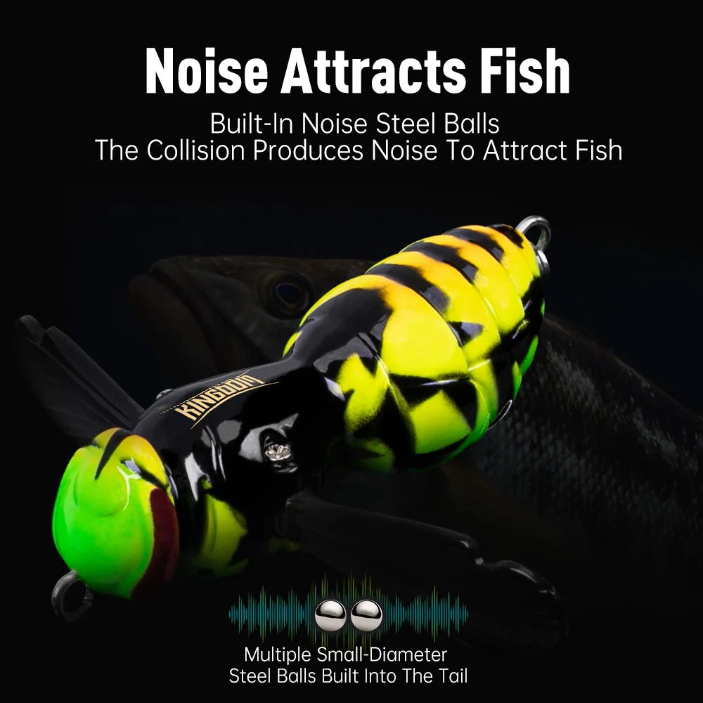 Kingdom Artificial Insect Swimbaits For Bass Pike Fishing