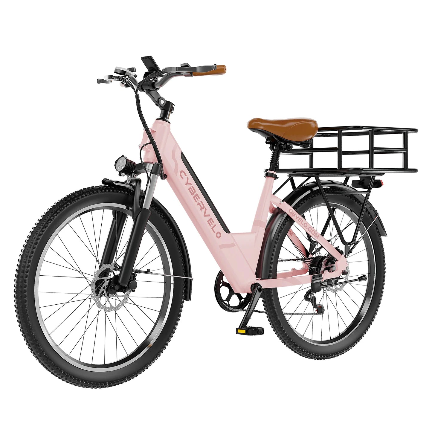 CYBERVELO 1000W Peak Electric Bike With Removable Battery And 7 Speed