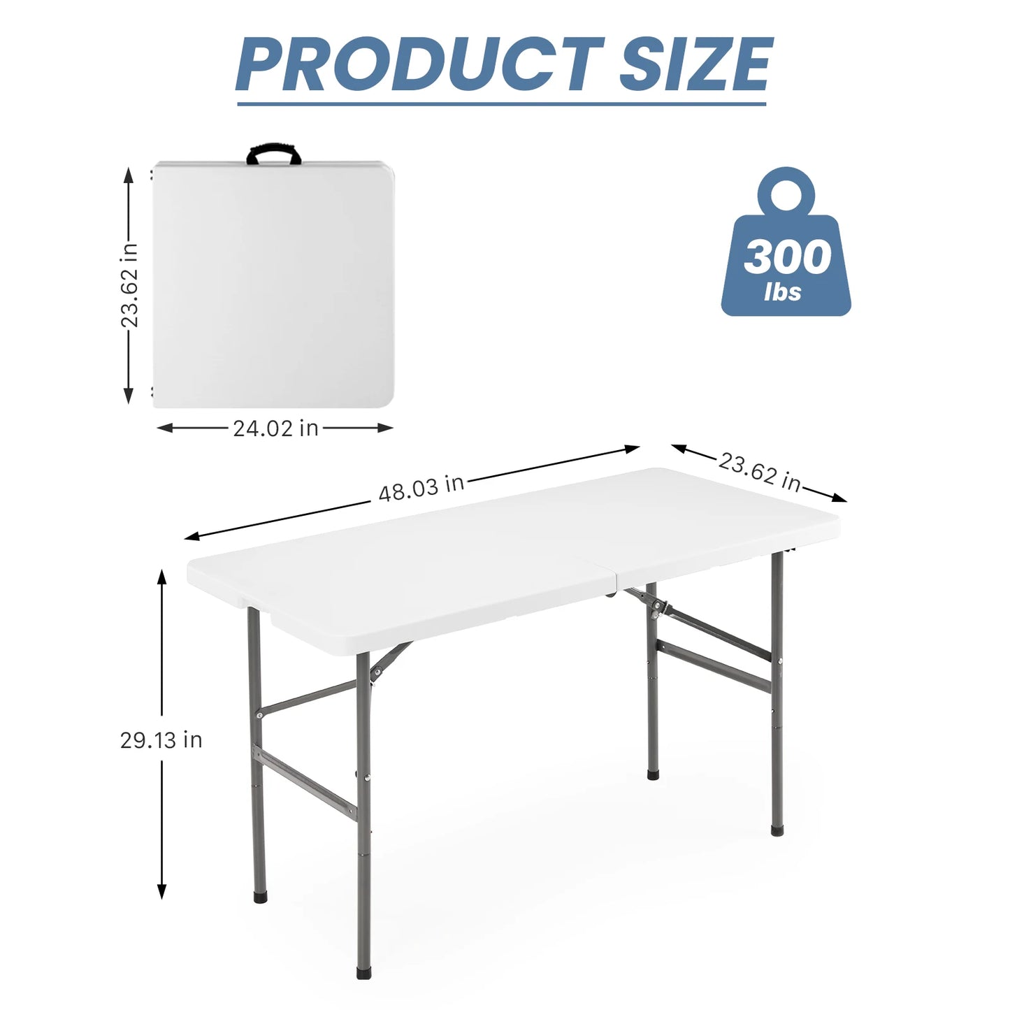 JHK Portable Folding Camping Table For Outdoor Use