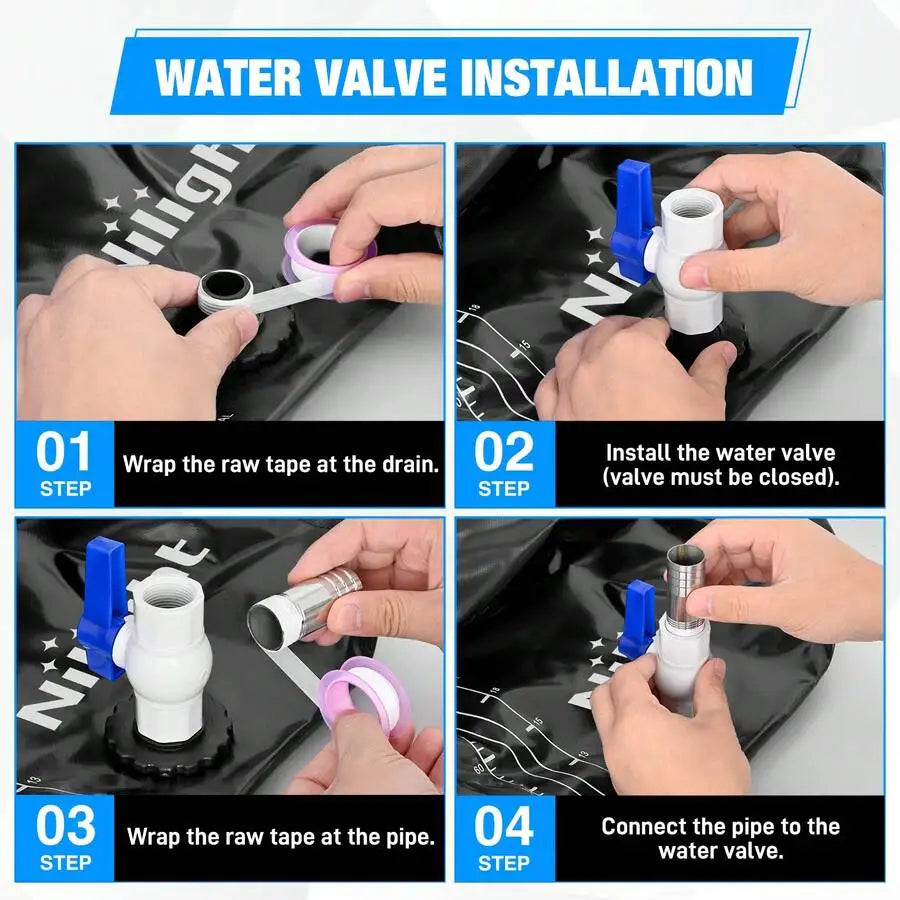 Nilight Potable Water Bladder For RV Camper And Truck Foldable
