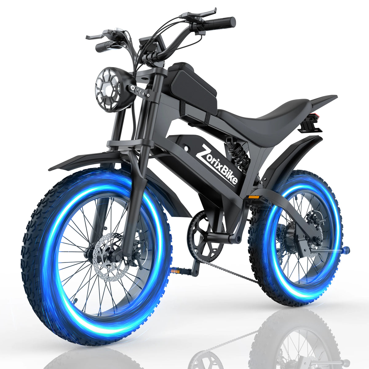 ZorixBike 3000W Electric Bike 48V Battery Off Road Design