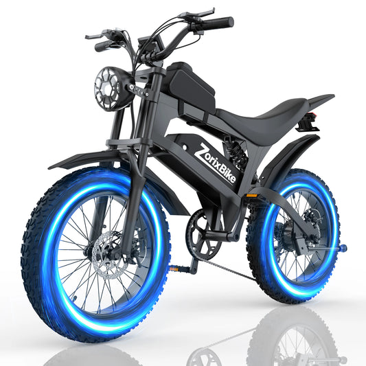 ZorixBike 3000W Electric Bike 48V Battery Off Road Design