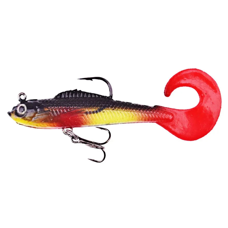 Bodecin Soft Silicone Wobbler Fishing Lures For Sea Bass Pike