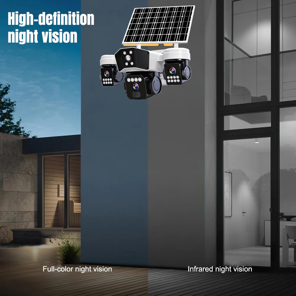 Kepeak 6MP Solar Wireless PTZ Security Camera With Night Vision