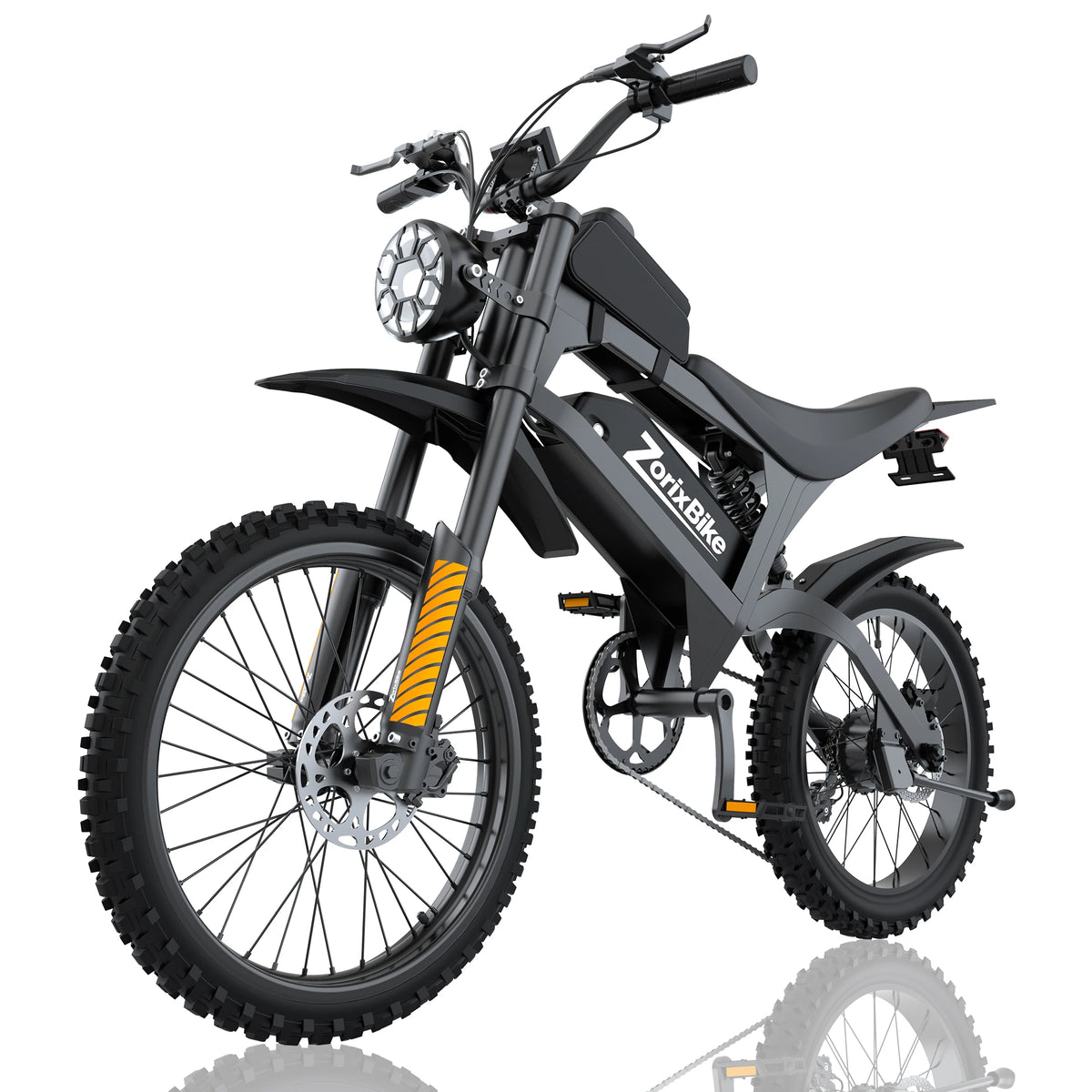 ZorixBike 3000W Electric Bike 48V Battery Off Road Design