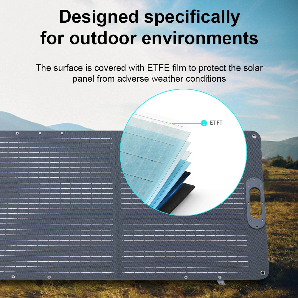 Ctolity Foldable Flexible Monocrystalline Solar Panel