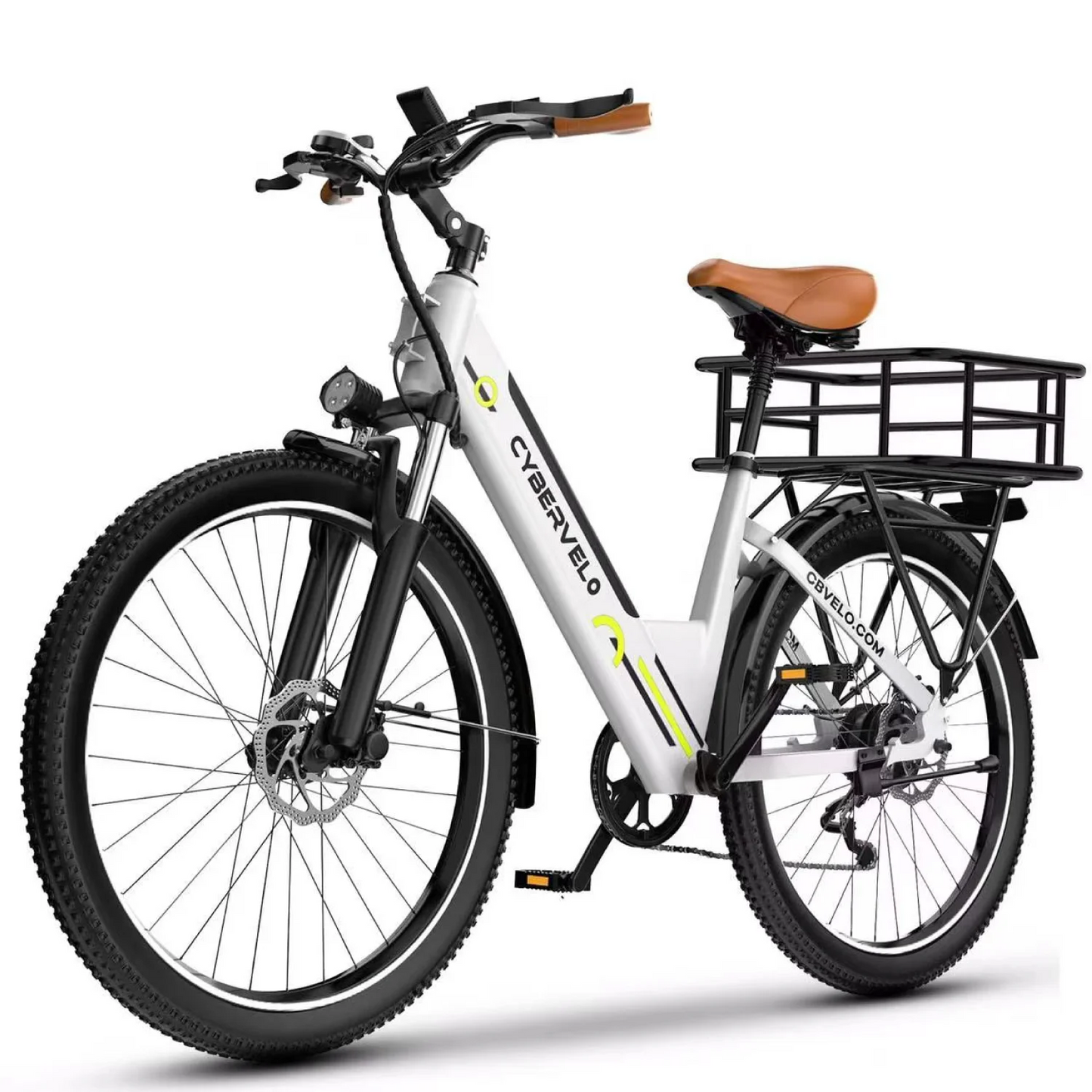 CYBERVELO 1000W Peak Electric Bike With Removable Battery And 7 Speed