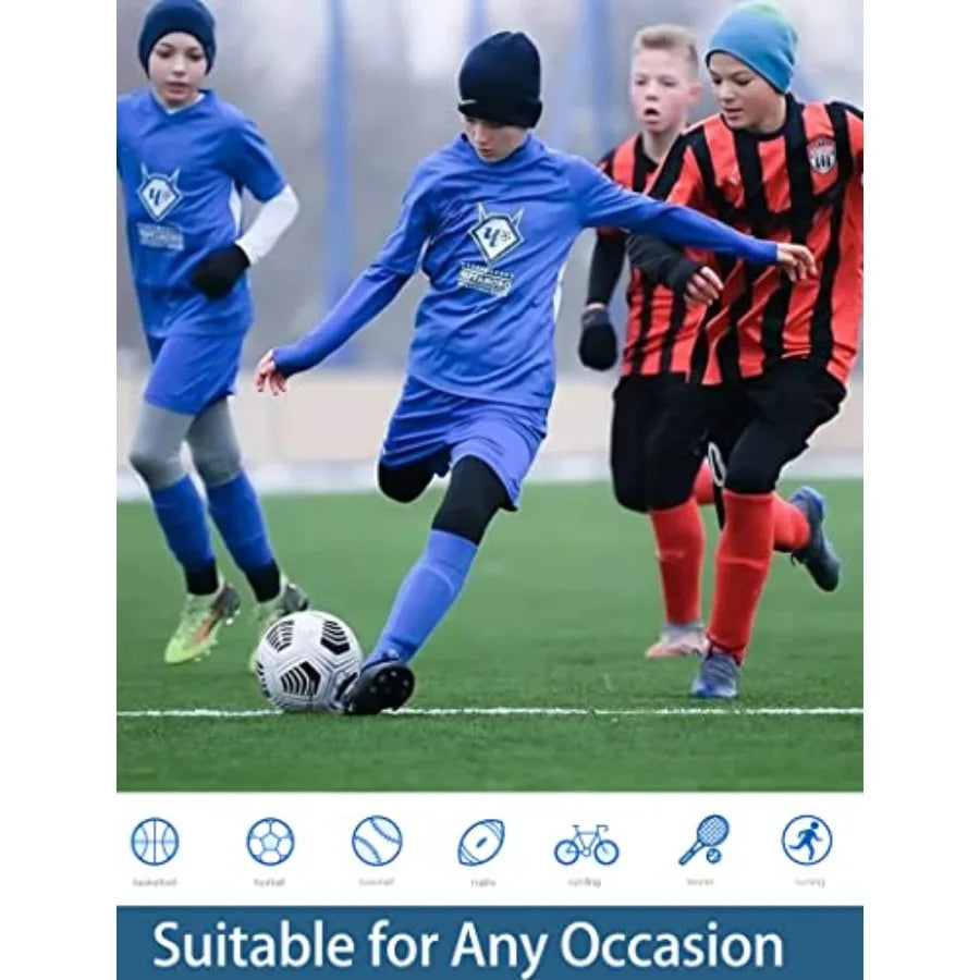 Youth Boys Compression Leggings Pack Base Layer For Cold Gear