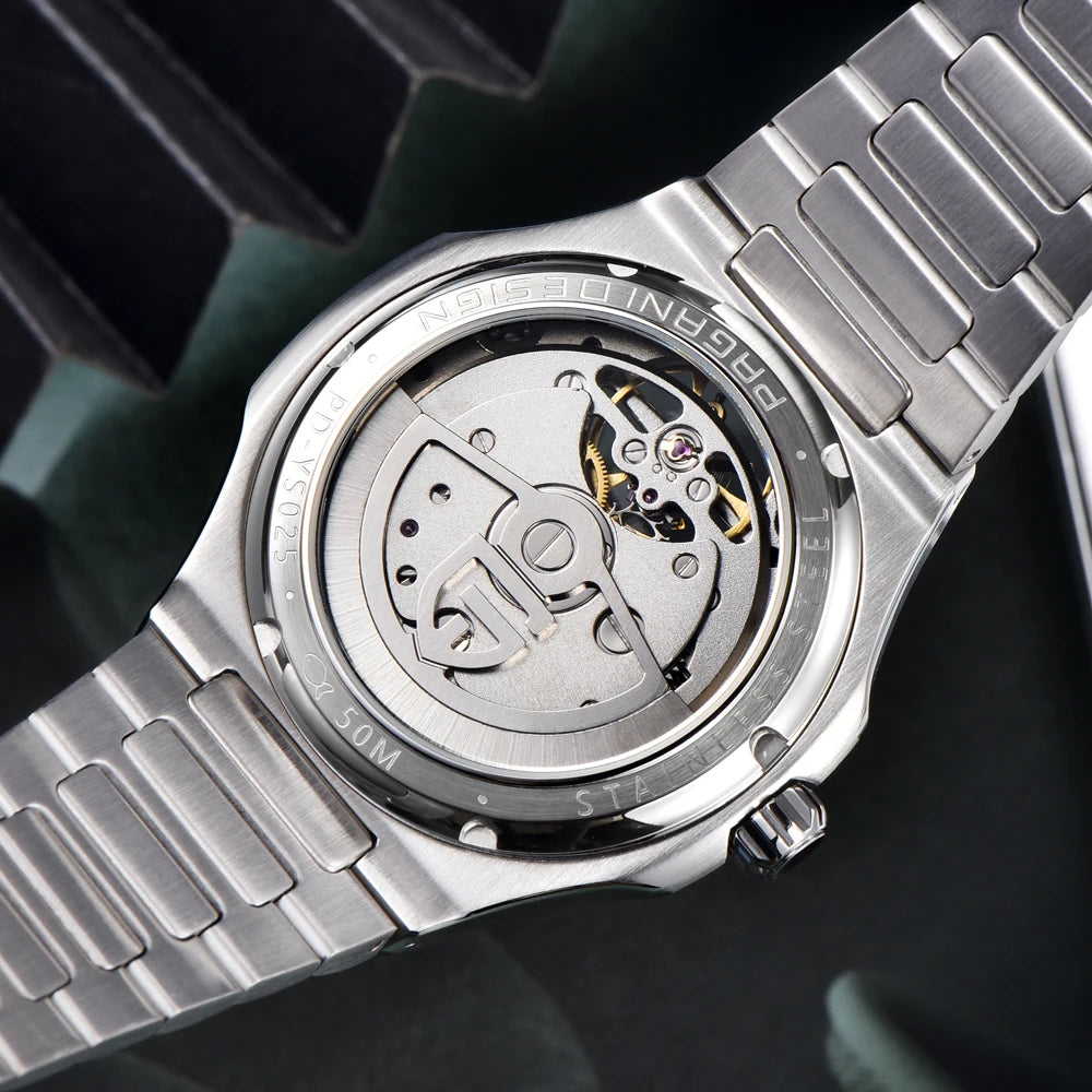PAGANI DESIGN Skeleton Tourbillon Automatic Mens Wristwatch