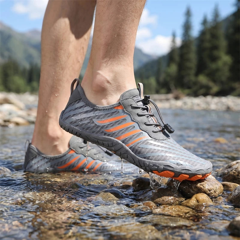 Men Water Shoes For Beach Surfing And Walking Lightweight