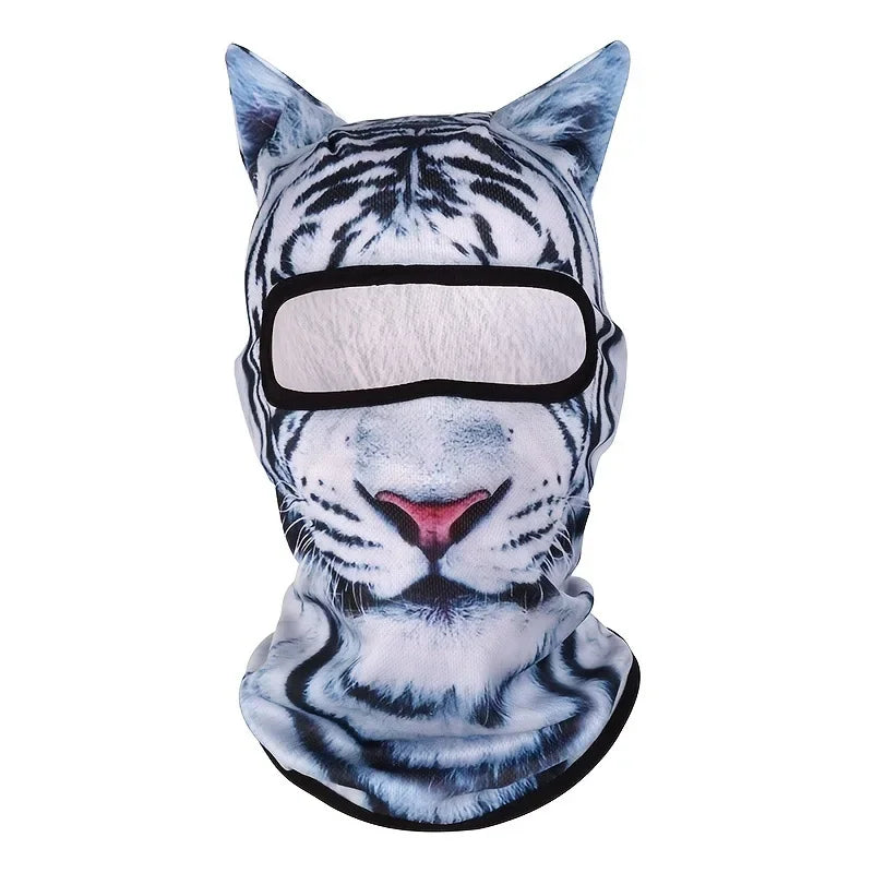 3D Cat Ski Balaclava Animal Face Covering Headgear
