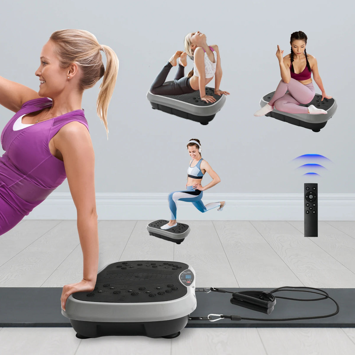 Whole Body Vibration Plate Exercise Machine For Home Fat Loss