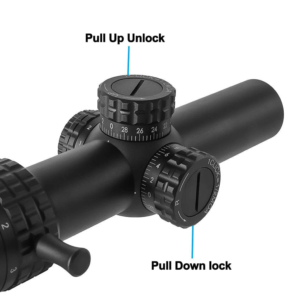 Bestsight 1-5X24 Tactical Scope With Illuminated Reticle