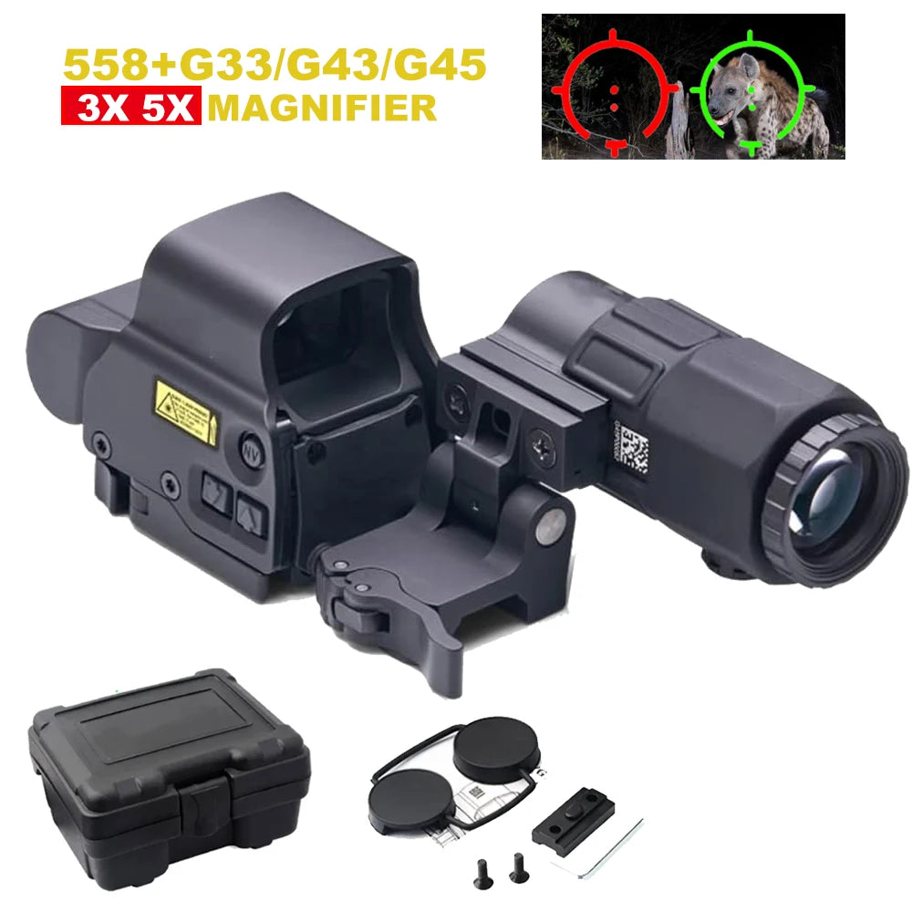 Bestsight 558 G43 Holographic Collimator Sight With 20mm Rail Mount