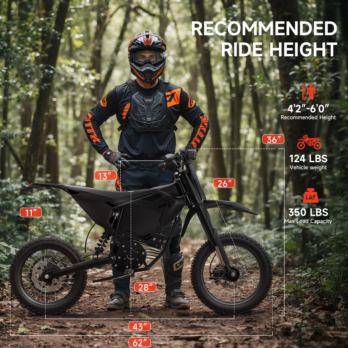 QRONGE X1 Spark High Power Electric Dirt Bike For Adults
