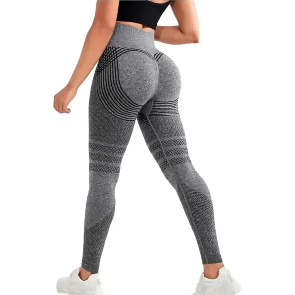 Anti Cellulite 3D Leggings High Waisted Butt Lifting Tummy Control