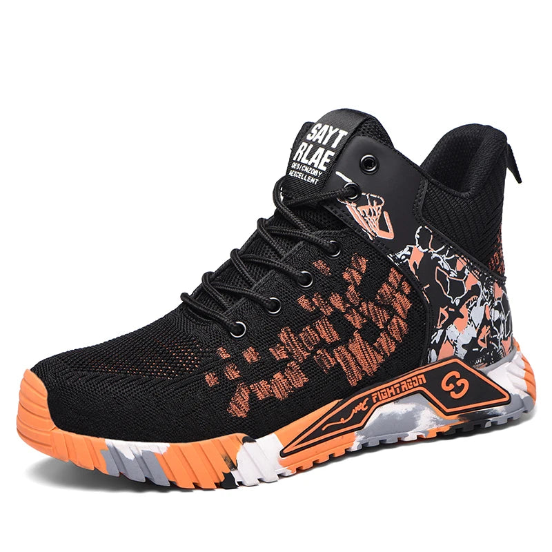 Unisex High Top Work Safety Boots With Secure Lace Design