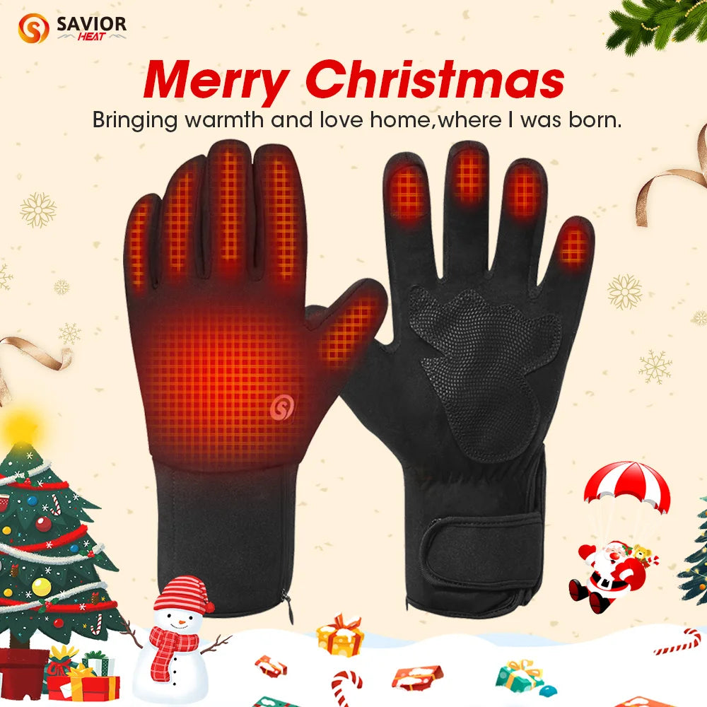 Savior Heat Rechargeable Heated Gloves With Three Heat Settings