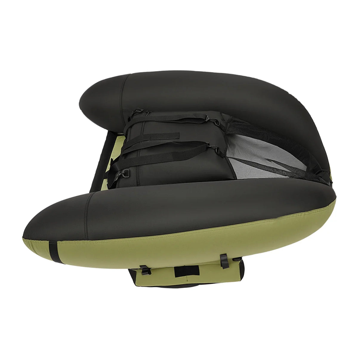 Inflatable Fishing Boat With Hand Pump 130kg Load Capacity For Fishing