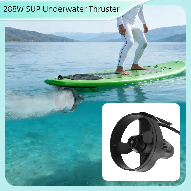 12V Underwater Paddleboard Thruster With 440 Pound SUP Propeller
