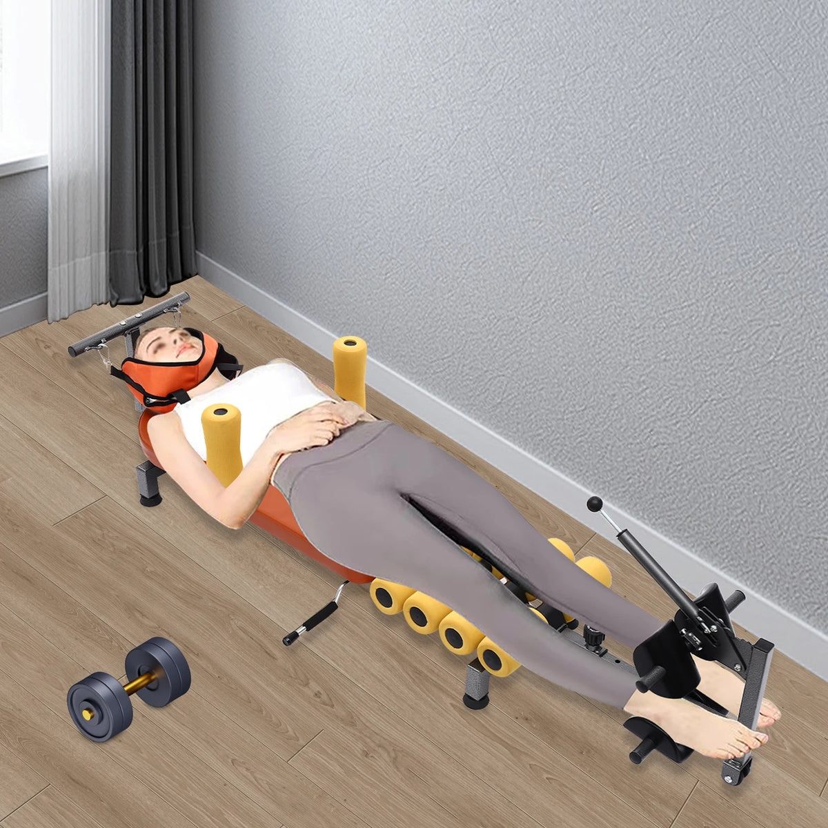 Adjustable Back Stretch Training Bench For Tension Relief
