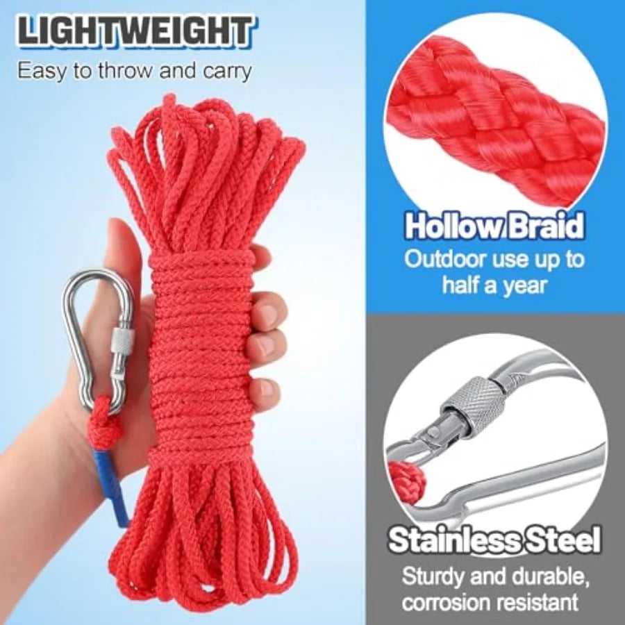 Water Lifesaving Rope Professional Throwing Pool Rescue Rope
