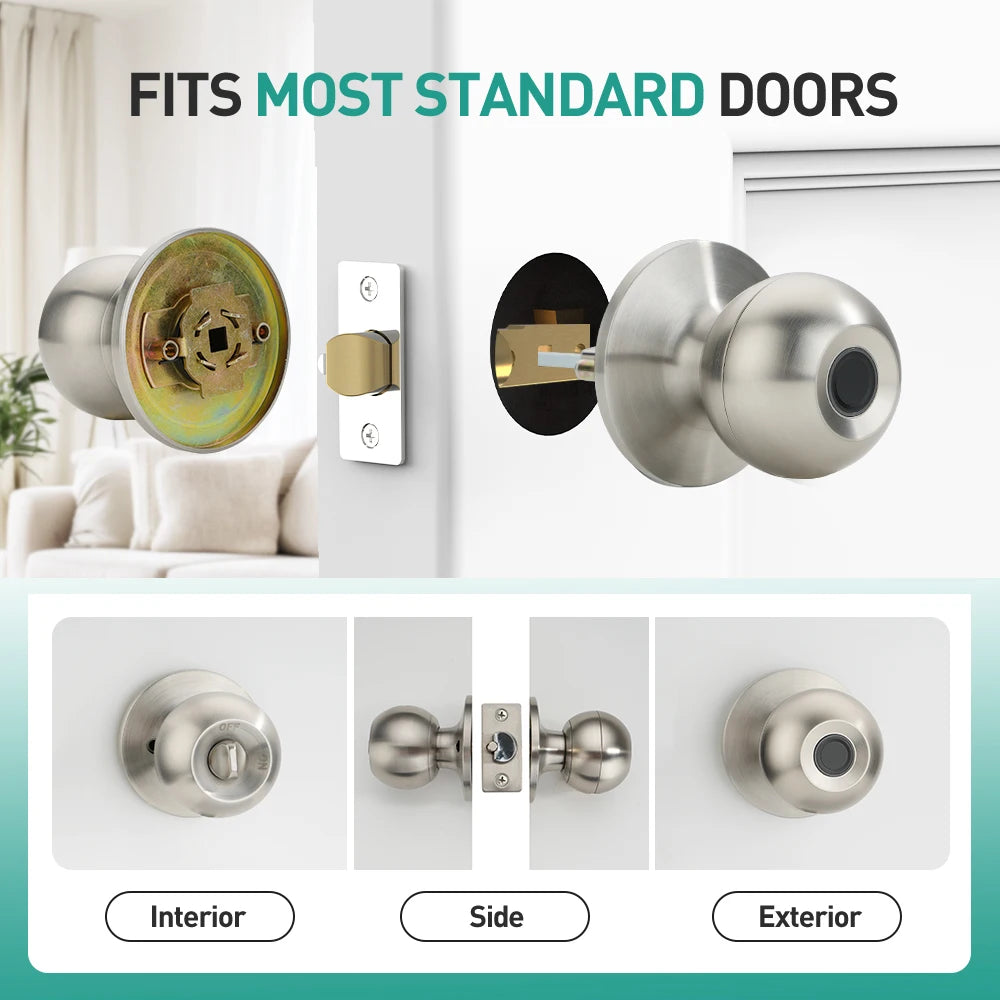 Viladepot Smart Lock Keyless Entry With Fingerprint App Control