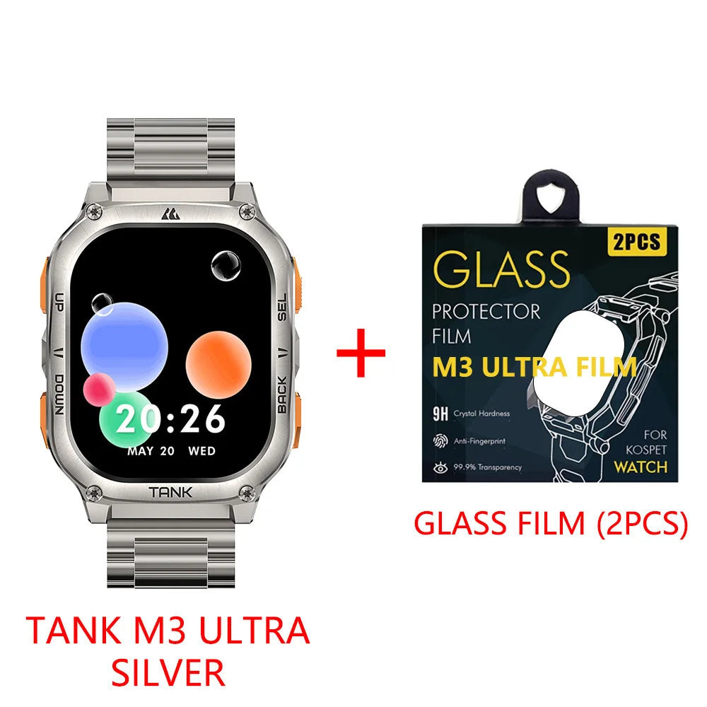 KOSPET Tank M3 Ultra GPS Smartwatch Waterproof 5ATM AMOLED