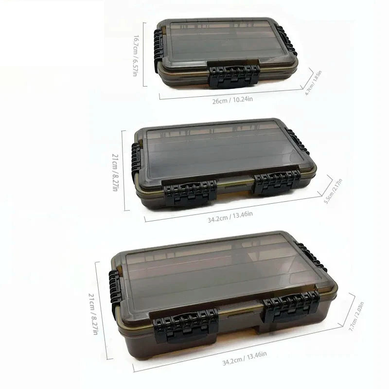 Large Capacity Waterproof Fishing Tackle Box For Hooks Lures