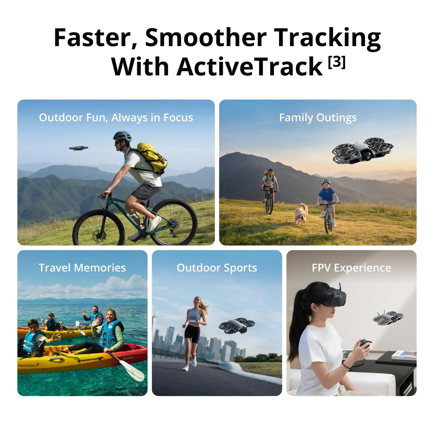 DJI Neo 2 Drone 4K Camera Gesture Control Tracking